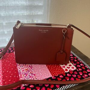 Kate Spade Warm Brown Crossbody Bag